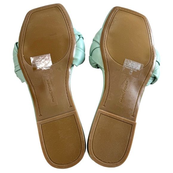 Marc Fisher Folier Padded Woven Flat Slides Size 9M - Picture 10 of 16